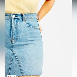 Everlane denim skirt size 27 nwt
